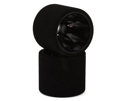 Jaco Prism 1/12 Mounted Foam Rear Tires (Black) (2) (Magenta)