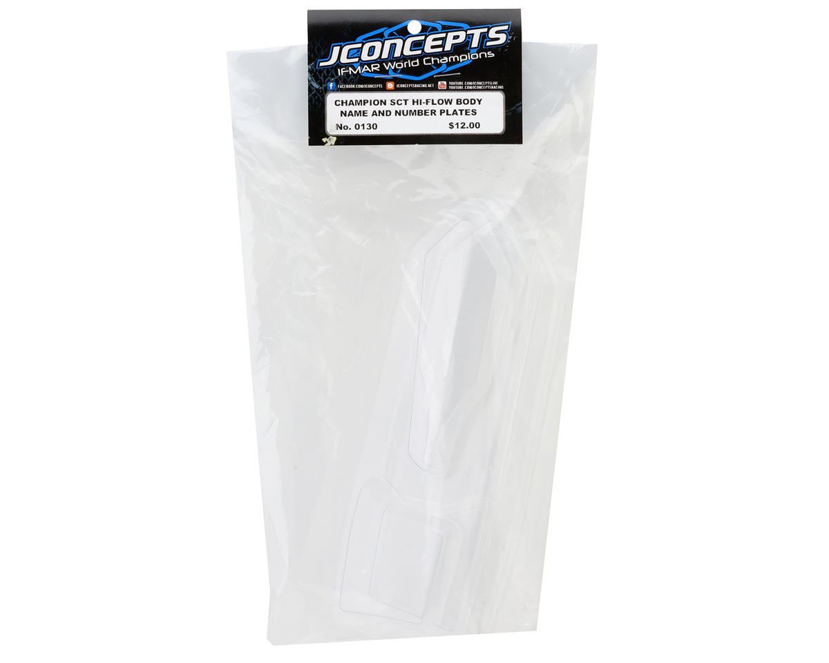 JConcepts Illuzion "Hi-Flow" Number Plate Winglet Set