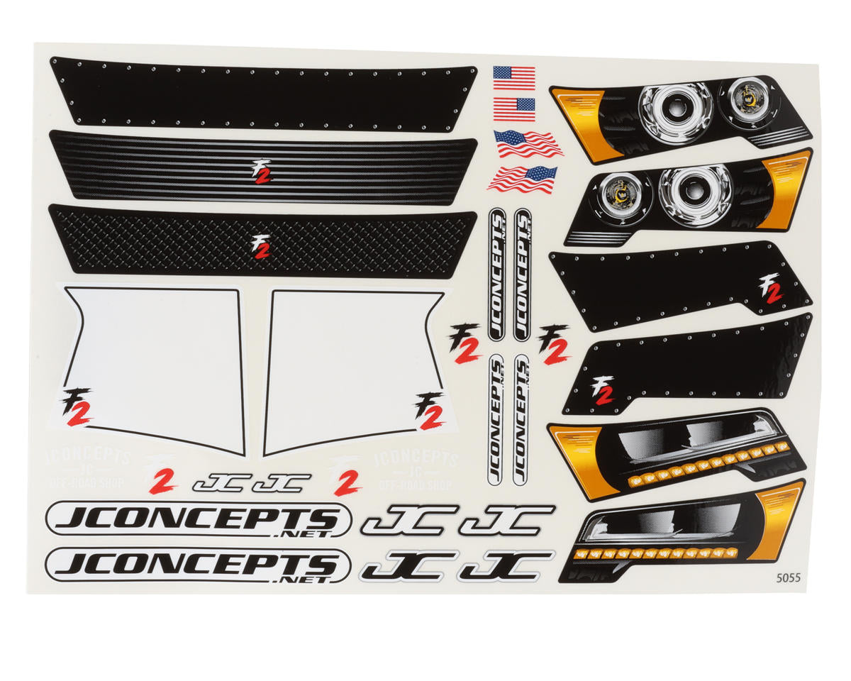JConcepts F2 SCT Low-Profile Body (Clear)