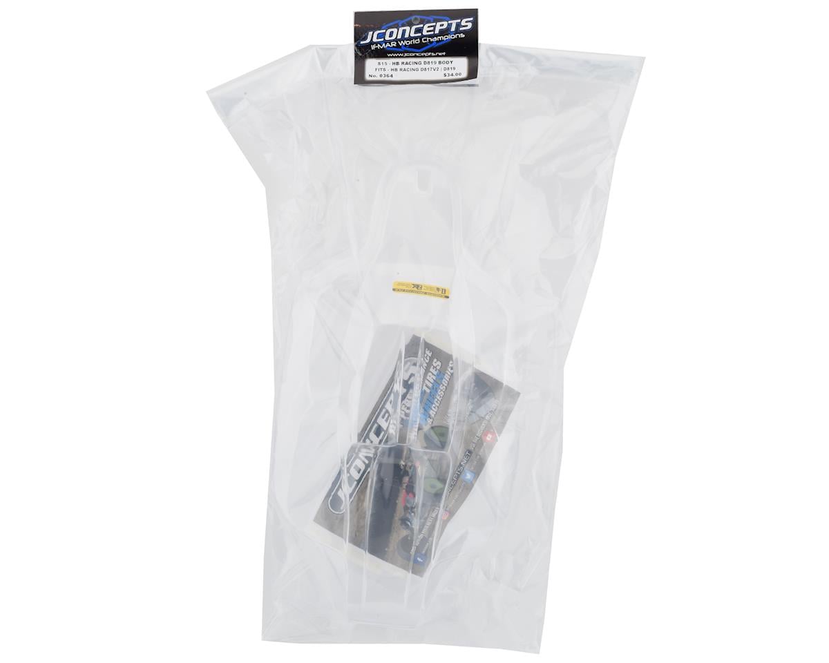 JConcepts HB Racing D819/D817 V2 S15 1/8 Nitro Buggy Body (Clear)