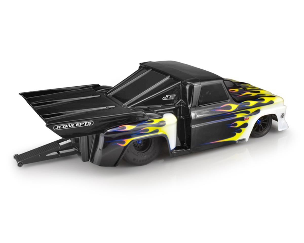 JConcepts 1966 Chevy C10 Step-Side Street Eliminator Drag Racing Body (Clear)
