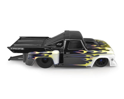JConcepts 1966 Chevy C10 Step-Side Street Eliminator Drag Racing Body (Clear)