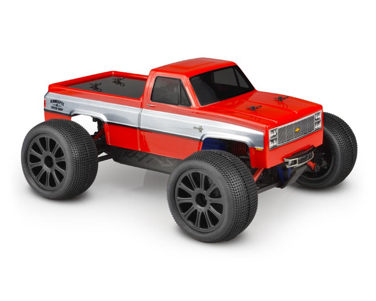 JConcepts 1982 GMC K10 Body for Traxxas 1/16 E-Revo (Clear)