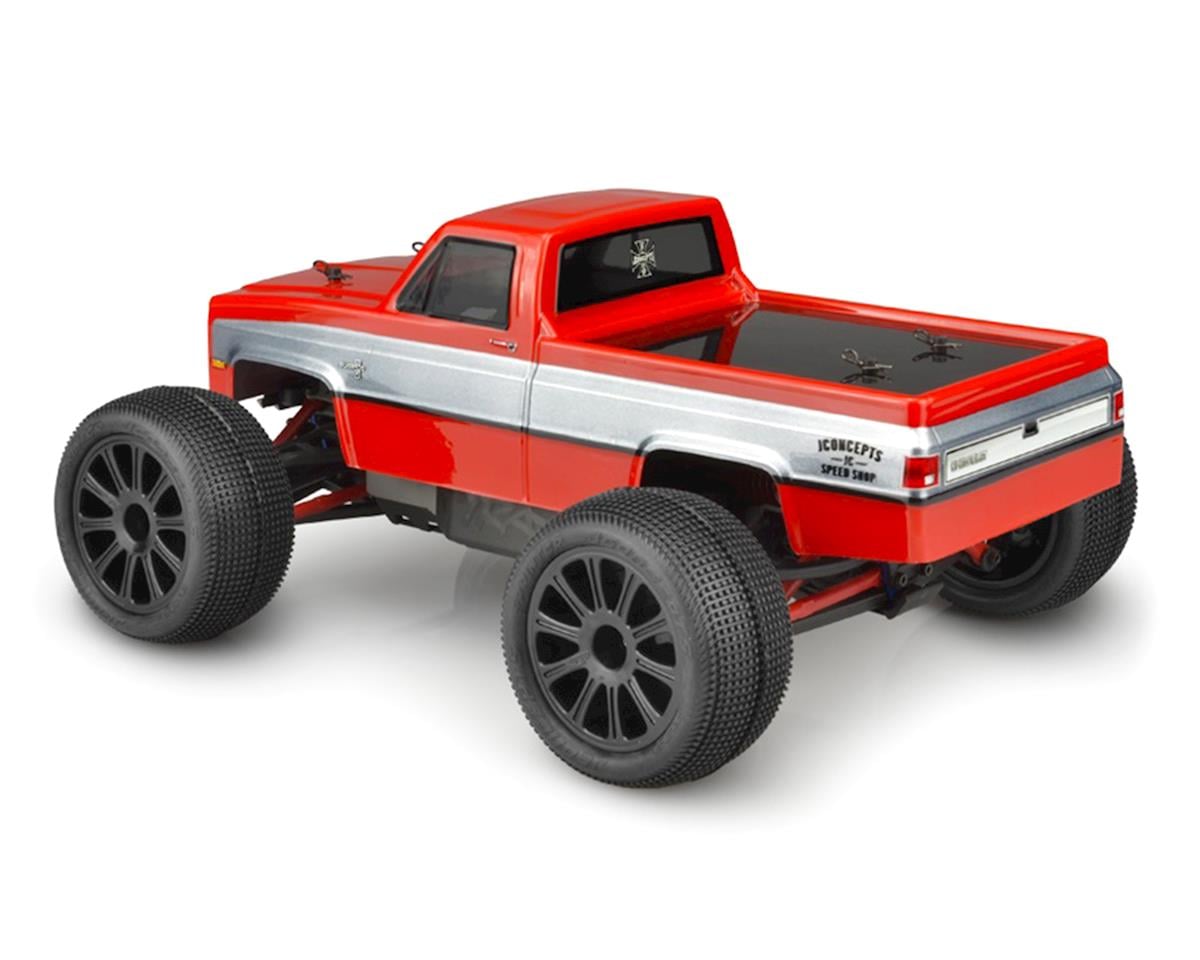 JConcepts 1982 GMC K10 Body for Traxxas 1/16 E-Revo (Clear)