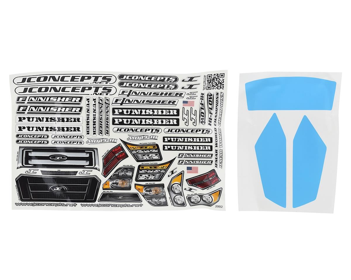 JConcepts RC10T6.1/YZ-2T Finnisher 1/10 Stadium Truck Body (Clear)