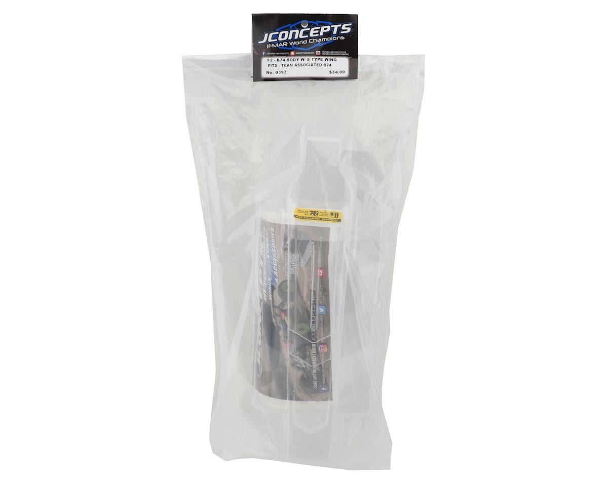 JConcepts Associated RC10B74 "F2" 1/10 4WD Buggy w/S-Type Wing (Clear)