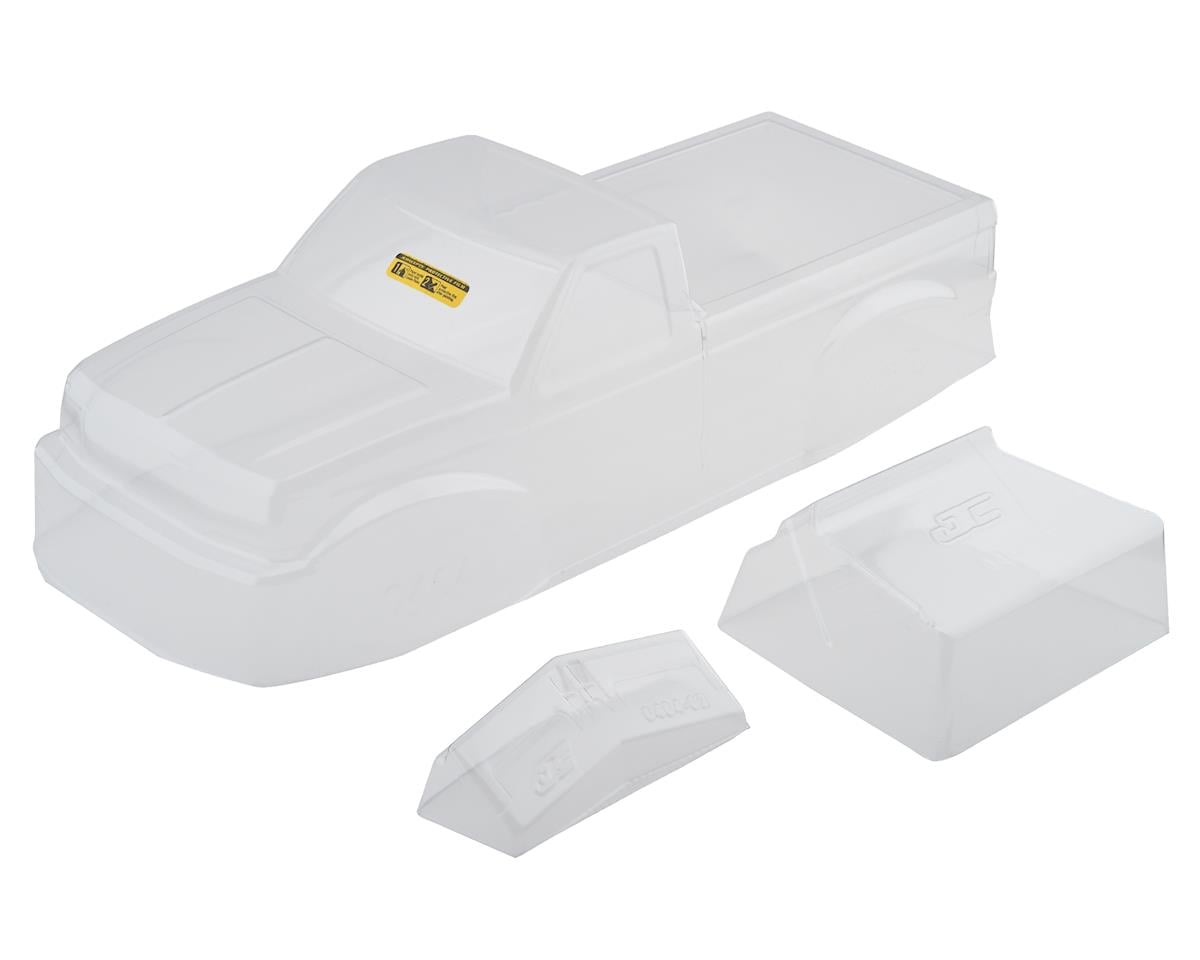 JConcepts 1993 Ford F-250 Monster Truck Body & Visor (Clear) (13.0” Wheelbase)