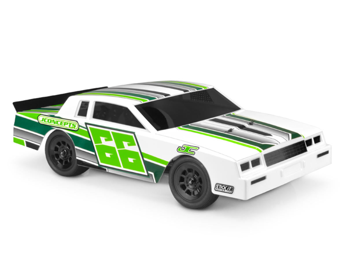 JConcepts 1987 Chevy Monte Carlo Street Stock Dirt Oval Body (Clear)