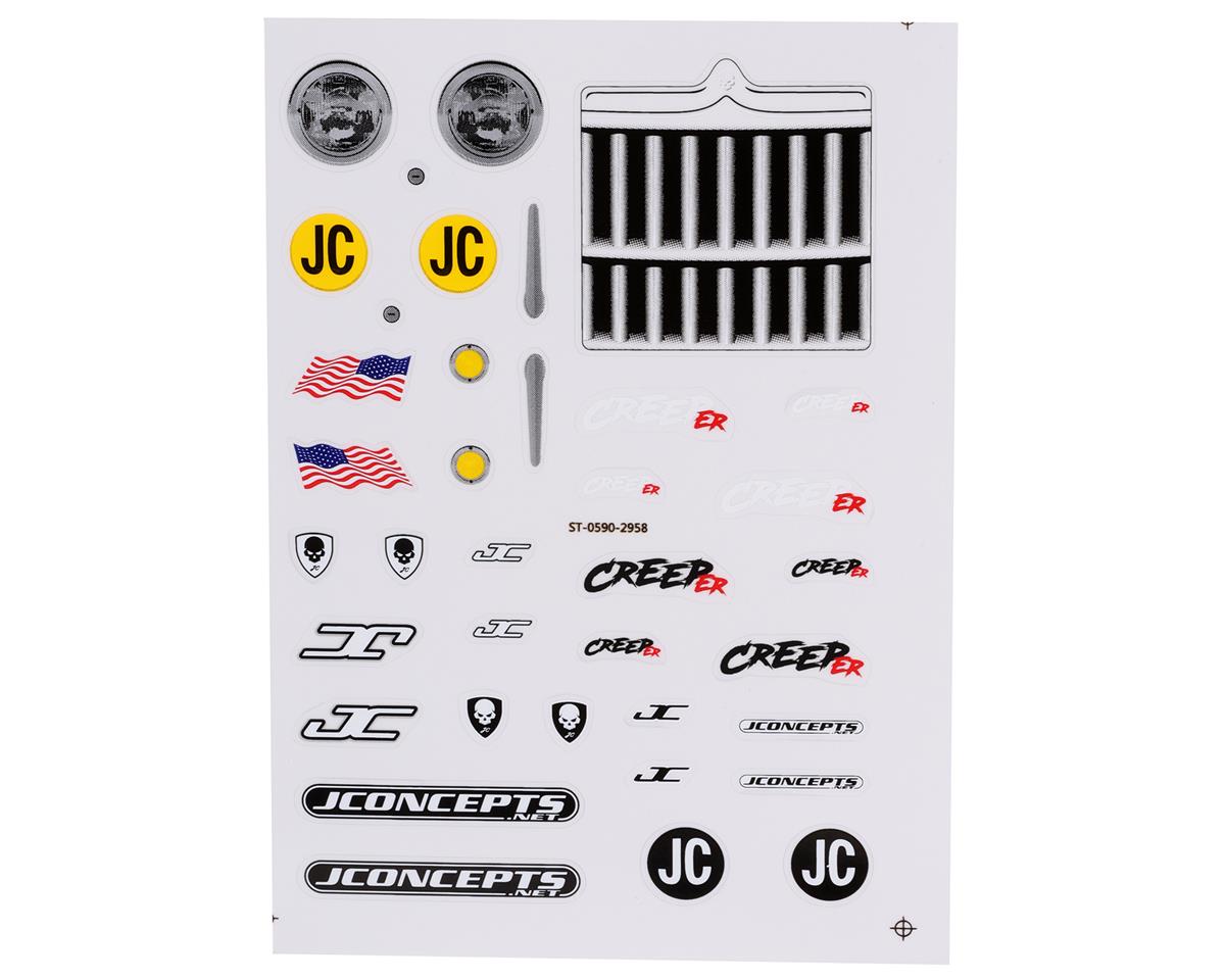 JConcepts CreepER Rock Crawler Body (Clear) (12.3") (Cab Only)