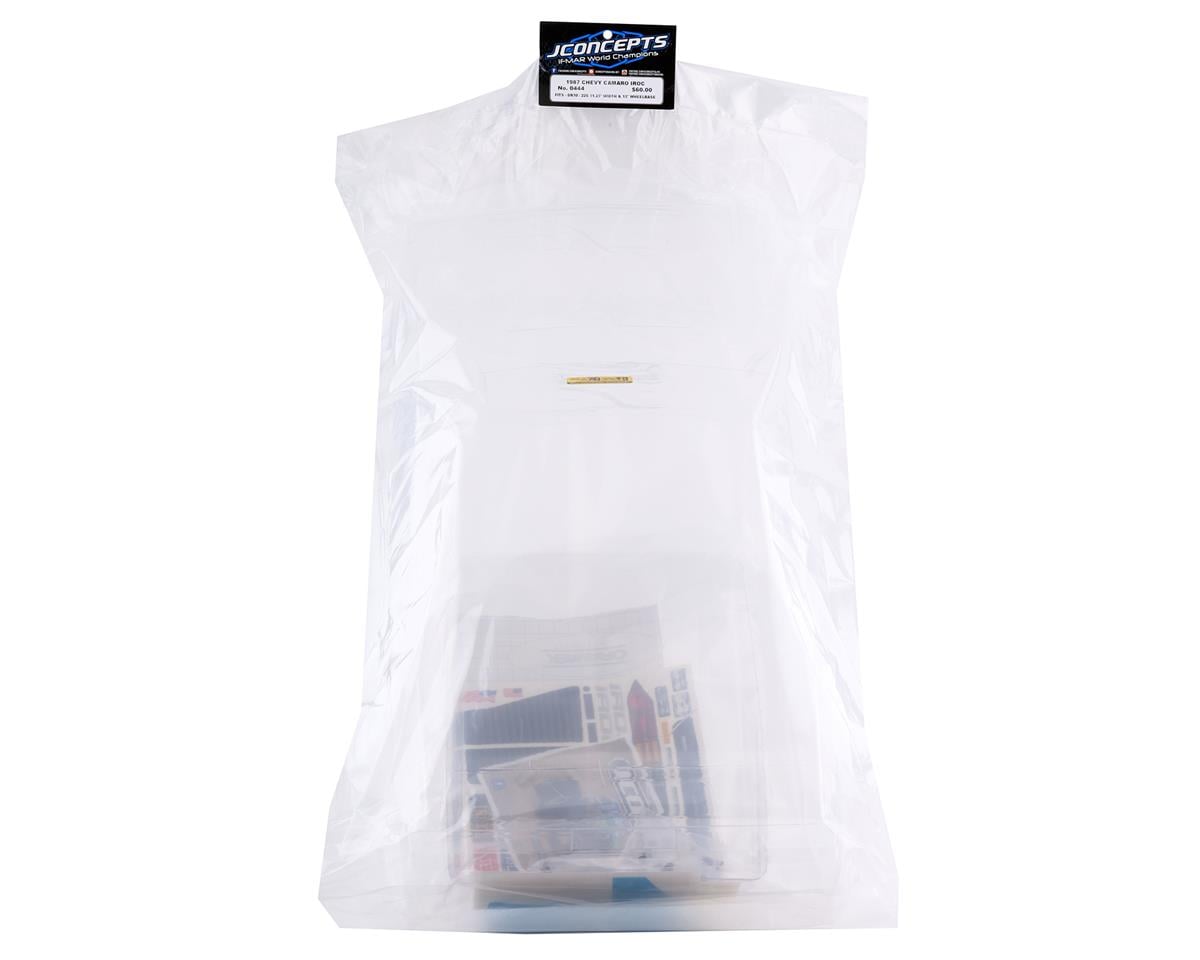JConcepts 1987 Chevy Camaro IROC Drag Racing Body (Clear)
