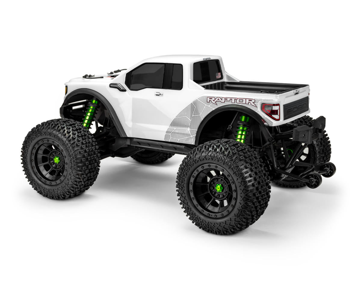 JConcepts 2023 Ford Raptor Monster Truck Pre-Trimmed Body for Traxxas® X-Maxx®