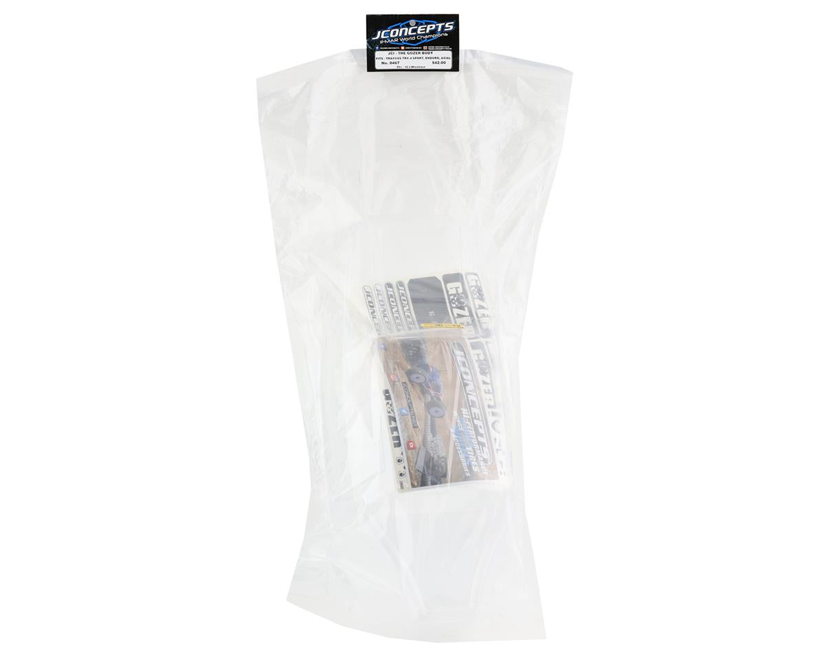 JConcepts The Gozer Rock Crawler Body (Clear) (12.3")