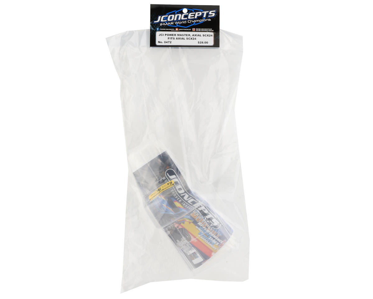JConcepts Axial SCX24 Power Master Mini Crawler Body (Clear)
