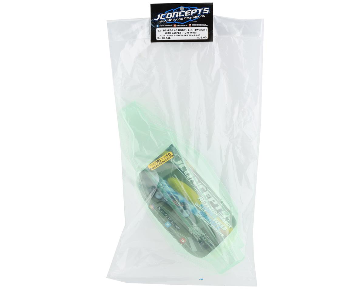 JConcepts RC10 B6.4/B6.4D "S2" Body w/Turf Wing (Clear)