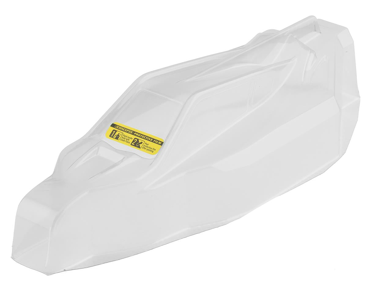 JConcepts RC10 B6.4/B6.4D "P2" Buggy Body w/Carpet Wing (Clear)