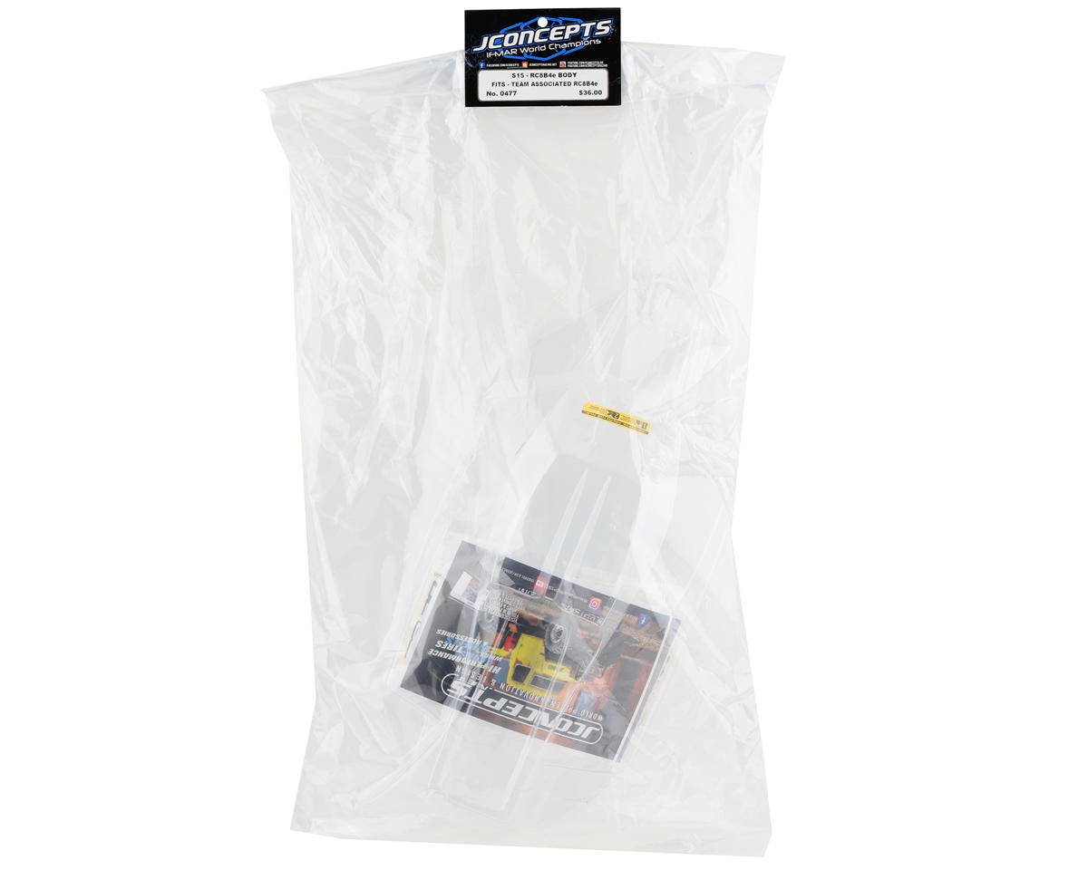 JConcepts S15 RC8B4e 1/8 Buggy Body (Clear) (Electric)