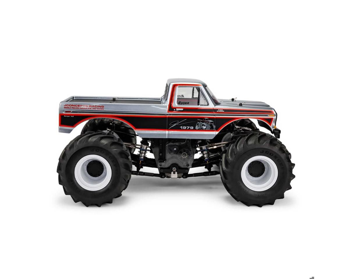 JConcepts 1979 Ford F-250 Single Cab 1/10 Monster Truck Body (Clear) (13.0”)