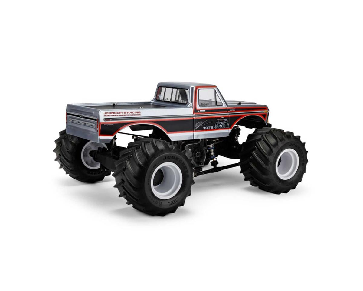JConcepts 1979 Ford F-250 Single Cab 1/10 Monster Truck Body (Clear) (13.0”)