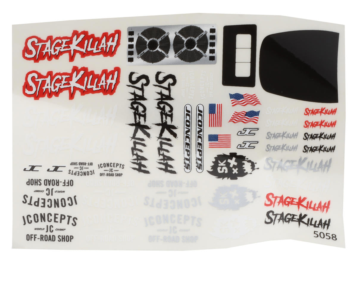 JConcepts SCX24 1/24 Stage Killah Micro Crawler Body (Clear)