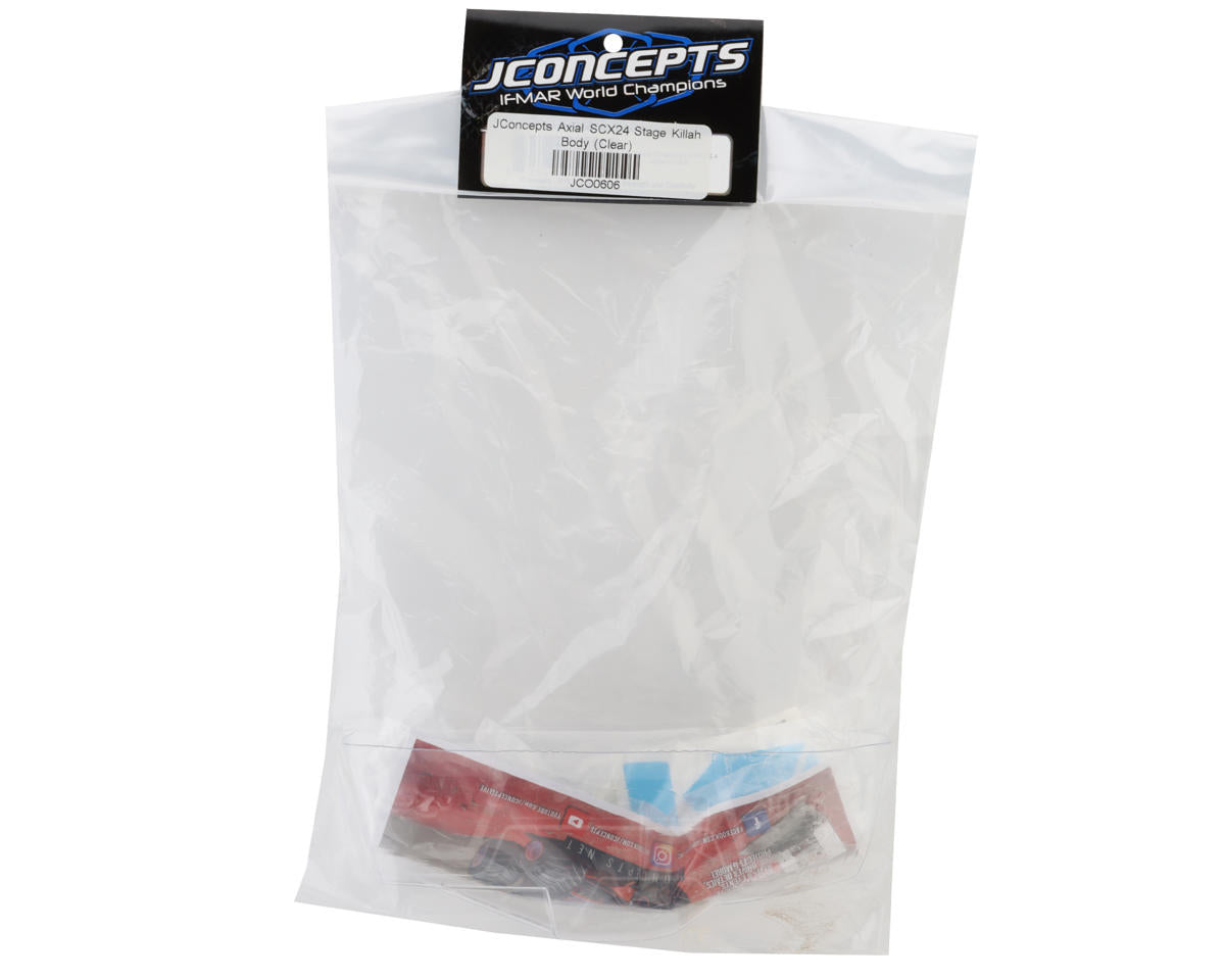 JConcepts SCX24 1/24 Stage Killah Micro Crawler Body (Clear)
