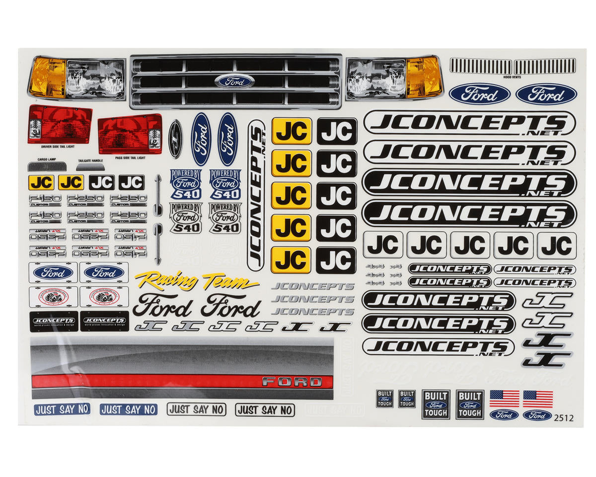 JConcepts 1990 Ford F-250 "BIGFOOT" 4 Louisville 1/10 Monster Truck Body