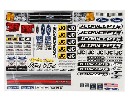 JConcepts 1990 Ford F-250 "BIGFOOT" 4 Louisville 1/10 Monster Truck Body