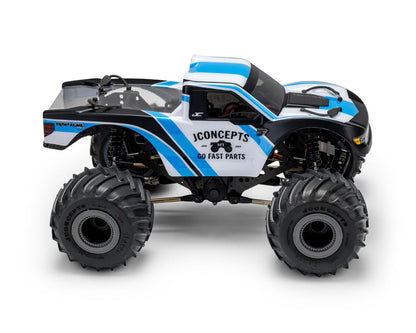 JConcepts Losi Mini LMT 2010 Ford Raptor Monster Truck Body (Clear)