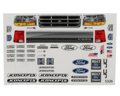JConcepts Losi® Mini LMT Ford F-250 Monster Truck Body (Clear)