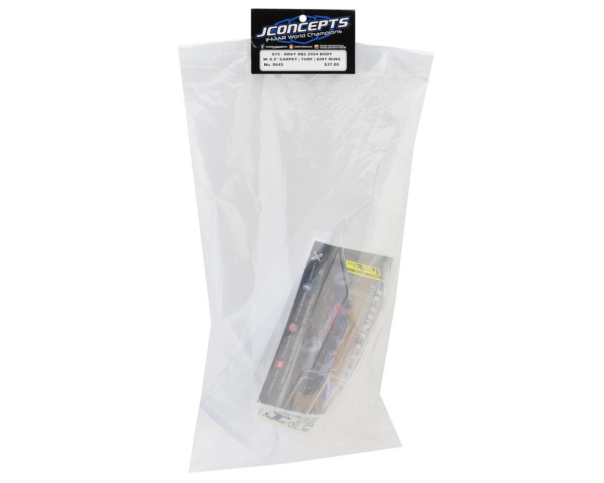 JConcepts XRAY XB2 2024 "S15" 1/10 Buggy Body (Clear)