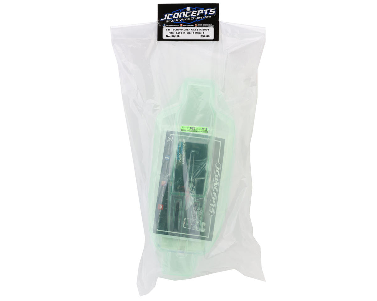 JConcepts Schumacher Cat L1R "S15" 1/10 Buggy Body (Clear) (Lightweight)
