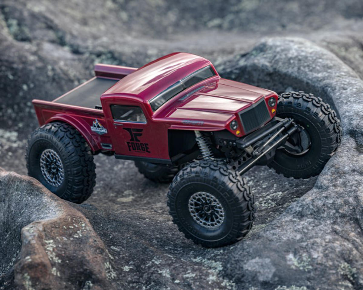 JConcepts The Forge 1/10 Rock Crawler Pre-Trimmed Body (12.3") (Clear)