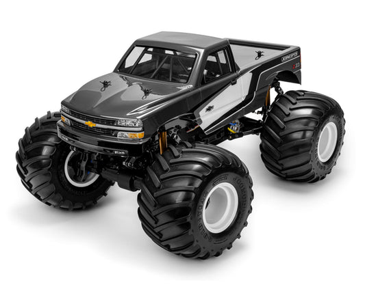 JConcepts 2001 Chevy Silverado 1500 Single Cab 1/10 Monster Truck Body (Clear)