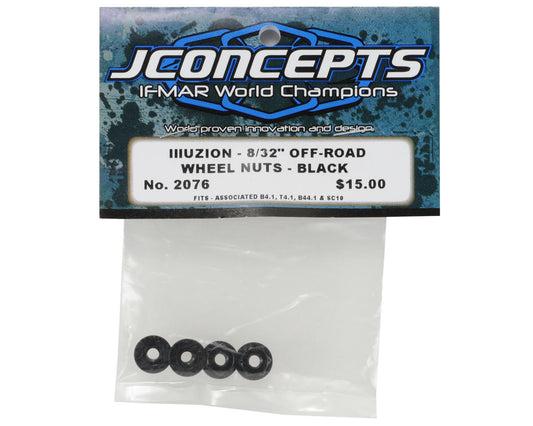 JConcepts Associated RC10/10T 8/32" Lightweight Aluminum Locking Wheel Nuts