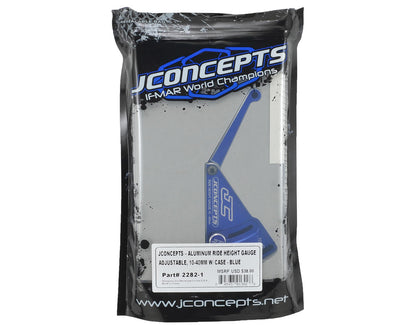 JConcepts Aluminum Ride Height Gauge (10-40mm) (Blue)