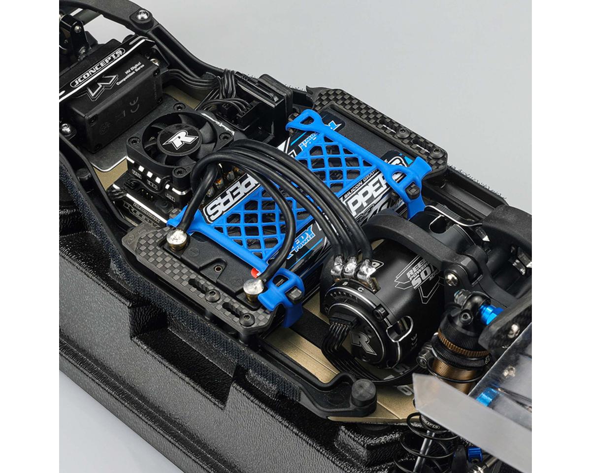 JConcepts B6.3 Cargo Net Battery Brace (Blue)