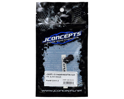 JConcepts RC10 Finnisher Wing Button Black (2)