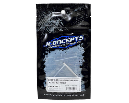 JConcepts RC10 Classic Diamond Wing Tubes (Silver) (2)