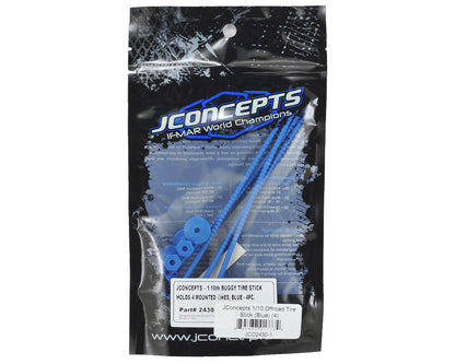 JConcepts 1/10 Offroad Tire Stick (Blue) (4)