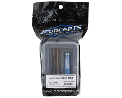 JConcepts 7-Piece Metric 1/4" Hex Driver Tool Set w/Carrying Case