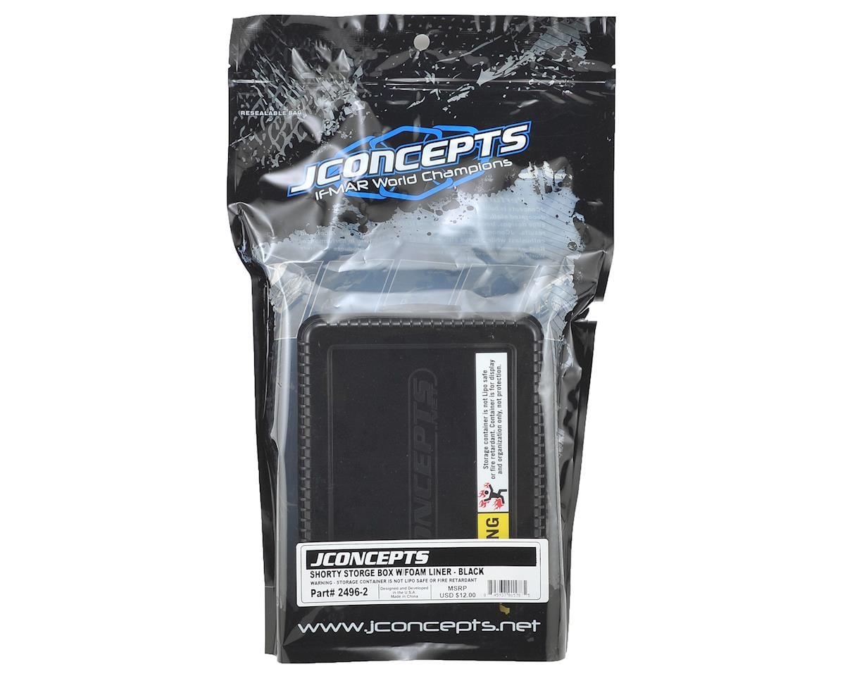 JConcepts Shorty Storage Box w/Foam Liner (Black)