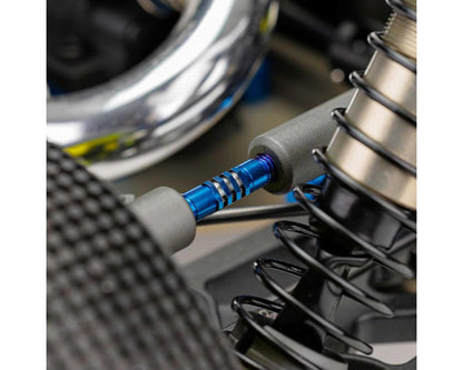 JConcepts RC8B4.1 Fin Titanium Turnbuckles (Blue) (5)