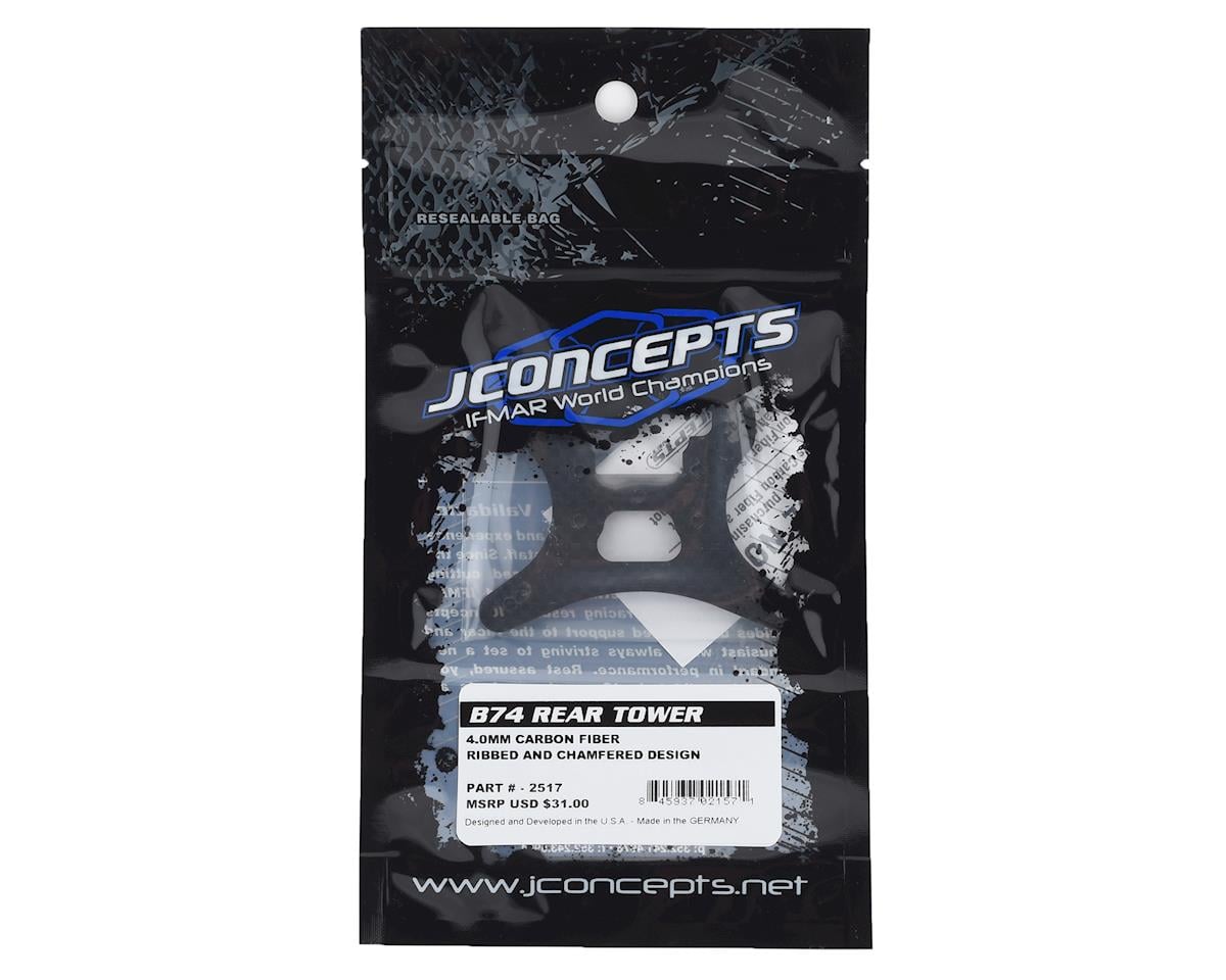 JConcepts RC10 B74 Carbon Fiber Rear Shock Tower