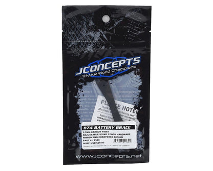 JConcepts RC10 B74 Carbon Fiber Battery Brace