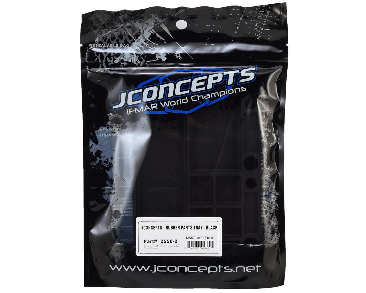 JConcepts Rubber Parts Tray (Black)
