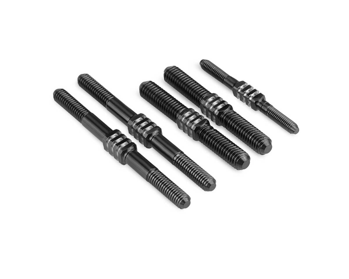 JConcepts Mugen MBX-8 Fin Titanium Turnbuckle Set (Black) (5)