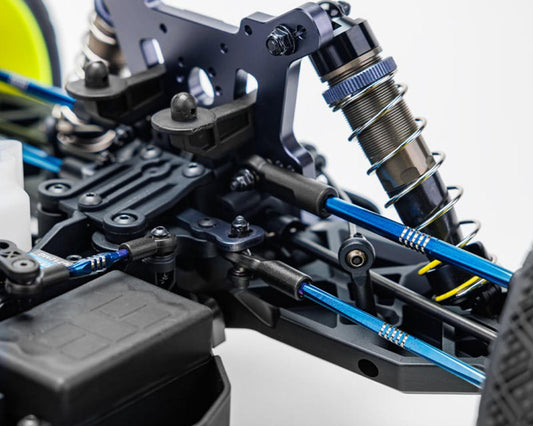 JConcepts Tekno NT48 2.0 Fin Titanium Turnbuckle Set (Blue) (7)