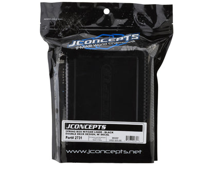 JConcepts 1/10 Spring Organizer Box w/Foam Liner (Black)