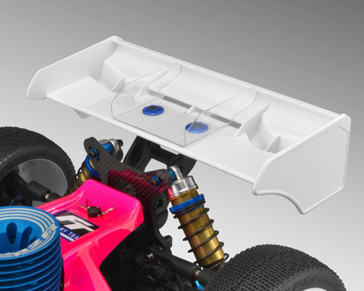 JConcepts F2I 1/8th Buggy Wing Polycarbonate Center Divider (Clear)