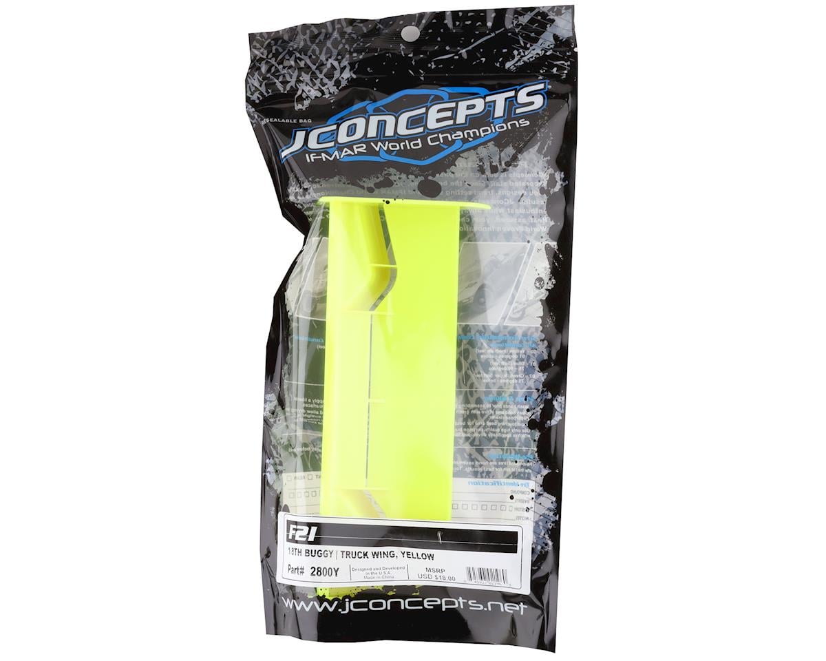 JConcepts F2I 1/8 Off Road Wing (Yellow)