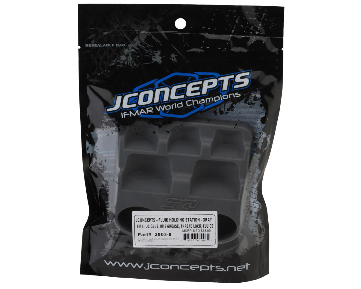 JConcepts Fluids & Grease Holding Station (Grey)